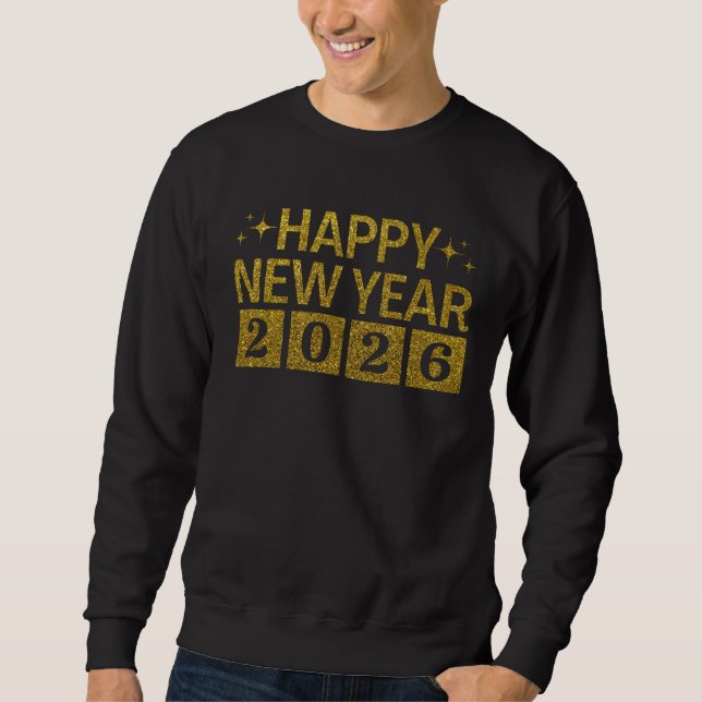 Sweatshirt Happy New Year 2026 (Devant)