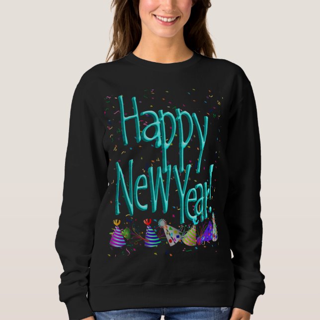 SWEATSHIRT HAPPY NEW YEAR! CHOICES (Devant)