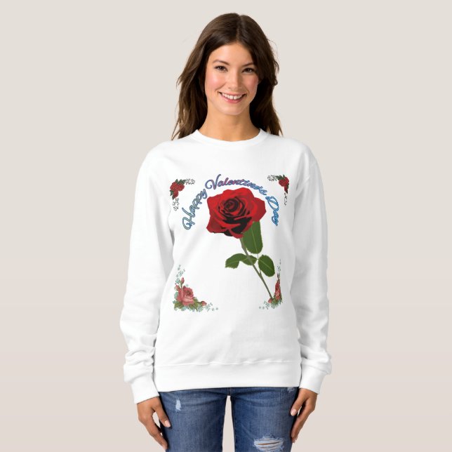 Sweatshirt Happy valentine's day (Devant entier)