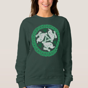Sweatshirt Hares de Triskele celtique