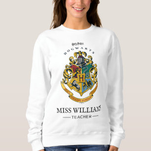 Sweatshirt Harry Potter Enseignant   Cimier de Poudlard - Cou