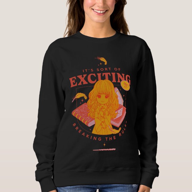Sweatshirt HARRY POTTER™ | Hermione Granger C'est excitant (Devant)