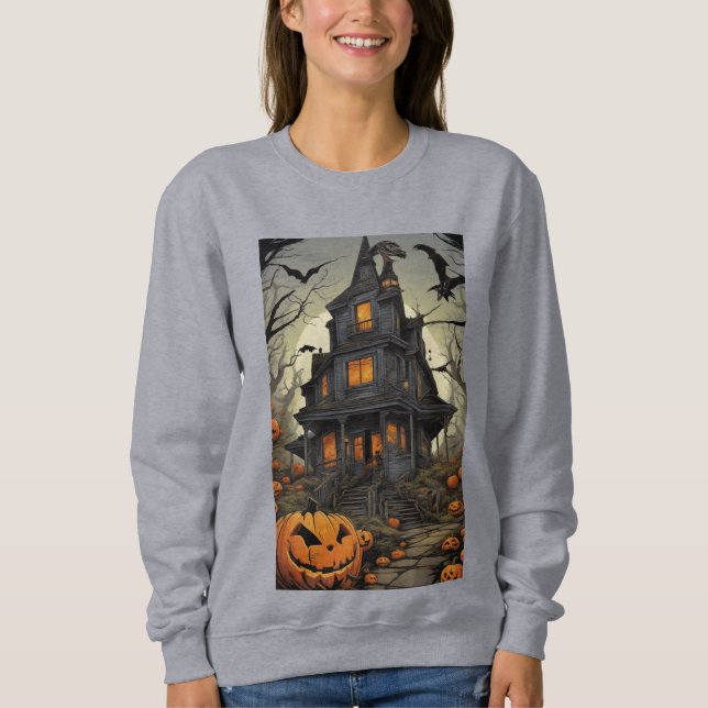 Sweatshirt Haunted house (Devant)