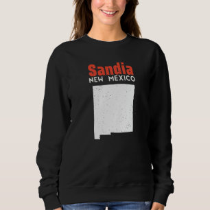 Sweatshirt Hauteurs de Sandia États-Unis Amérique Voyage Nouv