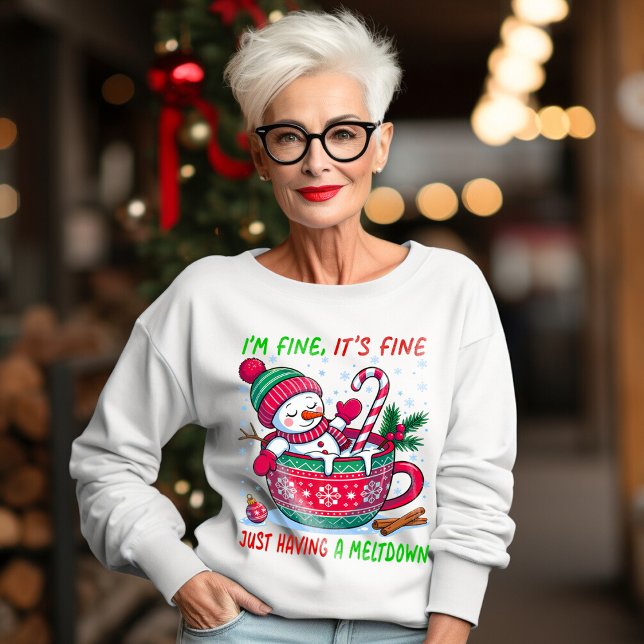 Sweatshirt Having A Meltdown (Créateur téléchargé)