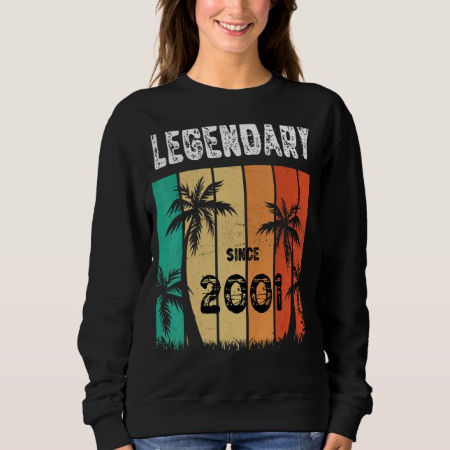 Sweatshirt Hawaii légendaire 2001 21e anniversaire été pour 2 (Devant)