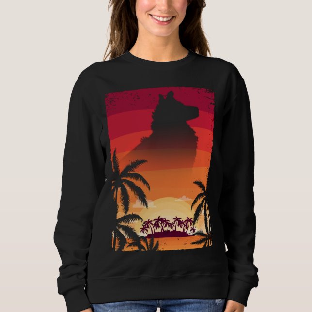 Sweatshirt Hawaii Vacation Border Collie  Border Collie (Devant)