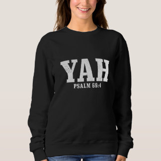 Sweatshirt Hébreu Israélite Yah Psaume 684 Israël Fierté Juif
