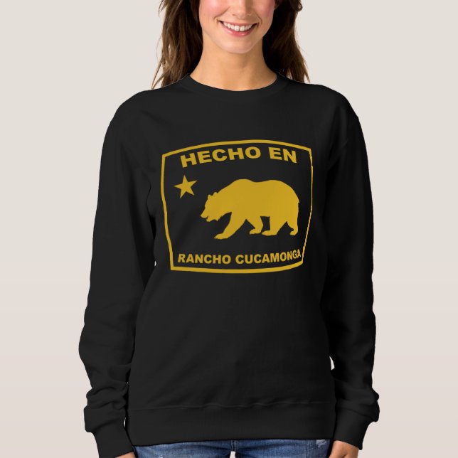 Sweatshirt Hecho en Rancho Cucamonga California Republic Paci (Devant)