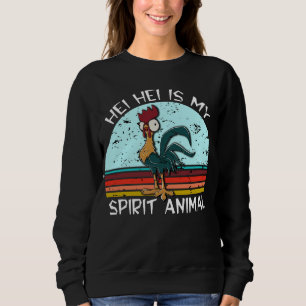 Sweatshirt hei hei est mon animal d'esprit