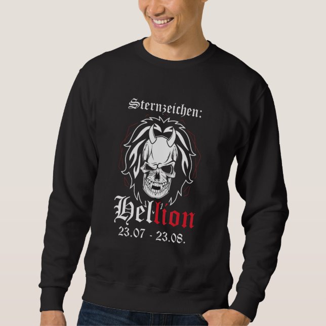 Sweatshirt Hellion rock star Sign pour Lion (Devant)