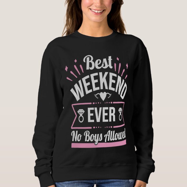 Sweatshirt Hen Party Wedding Married Bachelor Bride To Be Bac (Devant)