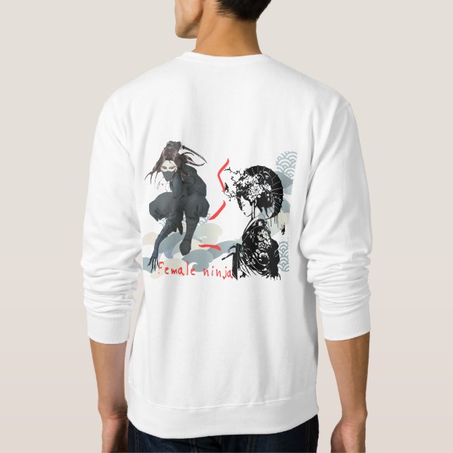 Sweatshirt Heritage Stealth: Vintage Kunoichi Graphic Tee (Dos)