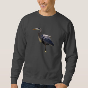 Sweatshirt Héron de grand bleu