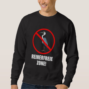 Sweatshirt Heron Zone libre Poisson Heron Repel Pond