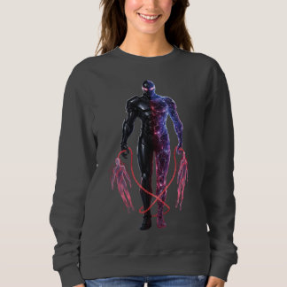 Sweatshirt Héros d'énergie sombre esthétique de la force de m