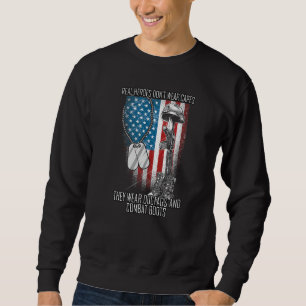 Sweatshirt Héros ne portent pas de caps ils portent un chien
