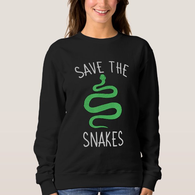 Sweatshirt Herpétologiste du reptile des serpent Ophiologiste (Devant)
