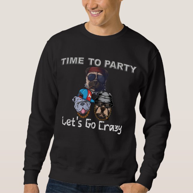 Sweatshirt Heure De Fête (Devant)