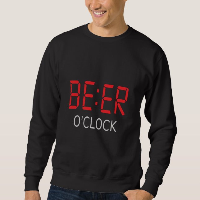 Sweatshirt Heure de la bière (Devant)