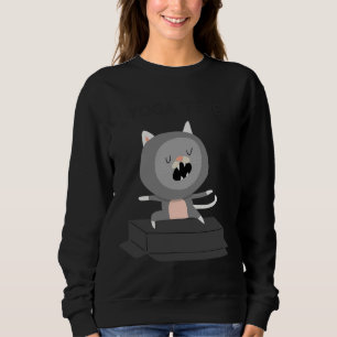 Sweatshirt Heure du yoga de chat