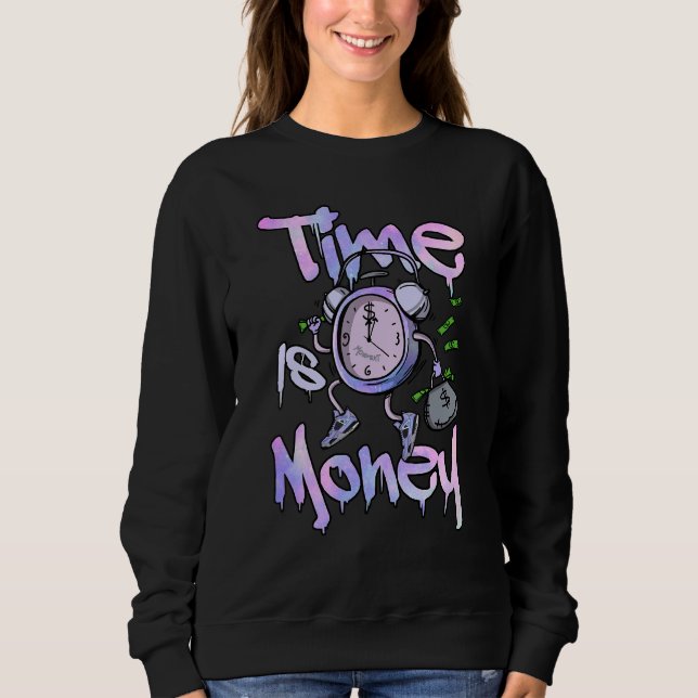 Sweatshirt Heure est l'horloge goutte Zen Master 4s Correspon (Devant)