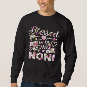 Sweatshirt Heureuse d'être appelée Noni Grand-mère Fête des