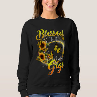 Sweatshirt Heureux D'Être Appelé Gigi Sunflower Grand-mère