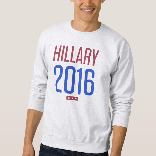 Sweatshirt Hillary Clinton pour le président 2016 (Devant)