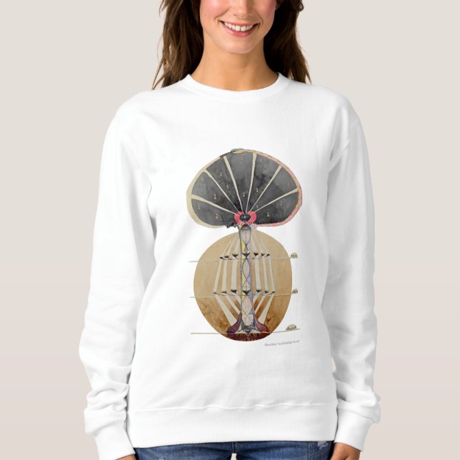 Sweatshirt Hilma af Klint - Arbre du savoir, no 3 (Devant)