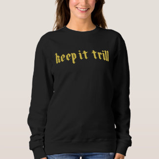 Sweatshirt Hip Hop Urban Slang  Urban Streetwear Graphic