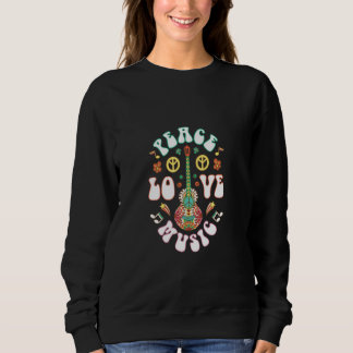 Sweatshirt Hippie Vintage Retro Disco Party Festival 70s Cost