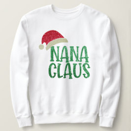 Sweatshirt Hipster Grandma Nana Santa Clause Funky Christmas