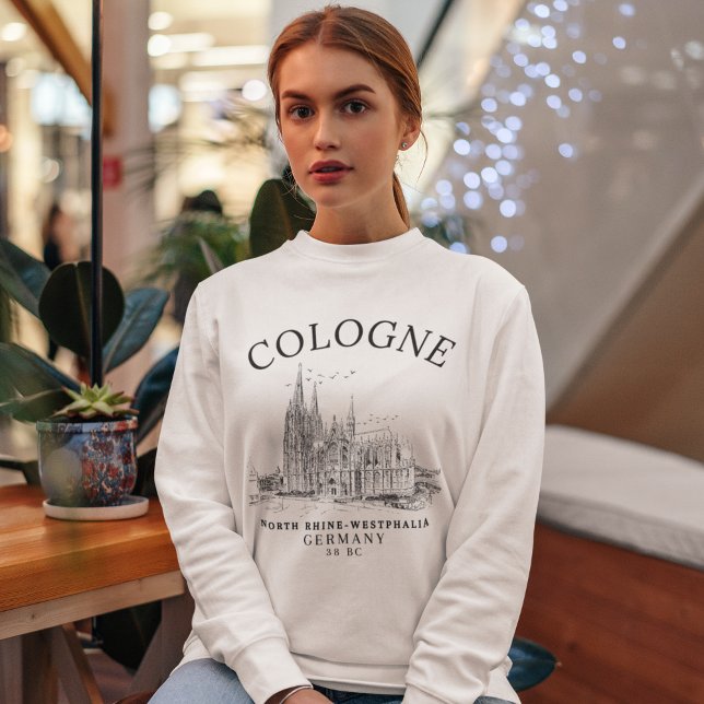 Sweatshirt Historic Cologne Cathedral Germany Scenery (Créateur téléchargé)