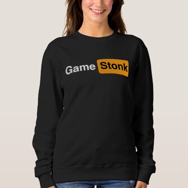 Sweatshirt Historical Game Stonk Wallstreetbets (Devant)