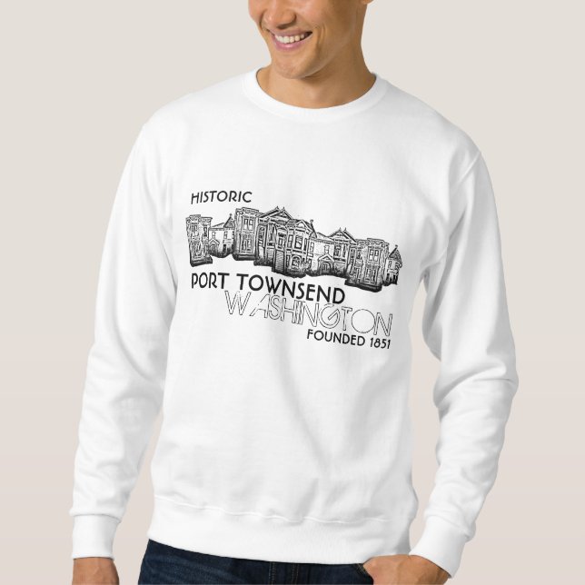 Sweatshirt historique Port Townsend Washington (Devant)