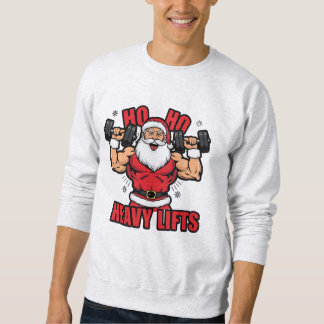 Sweatshirt Ho Ho Levers Lourds – Entraînement de Noël de Père