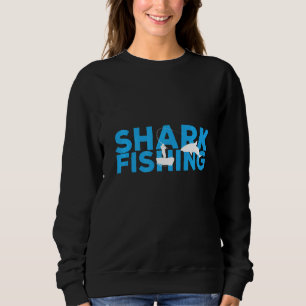 Sweatshirt Hobby De Pêche De Requin Avec Ombre À L'Intérieur