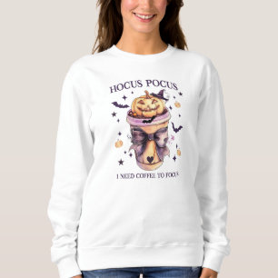 Sweatshirt Hocus Pocus J'ai besoin de café pour concentrer le