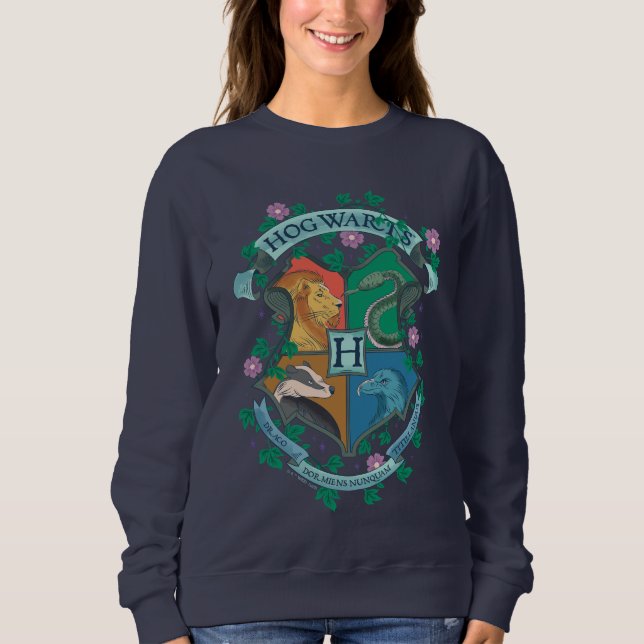 Sweatshirt HOGWARTS™ Floral Crest (Devant)