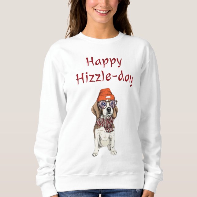 Sweatshirt hoiday drôle personnalisé (Devant)