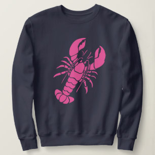 Sweatshirt Homard rose