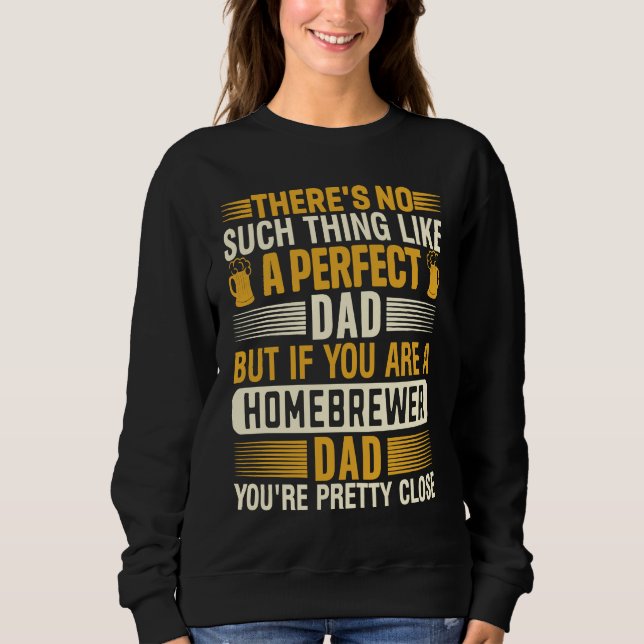 Sweatshirt Homebrewer Dad Homebrewing Beer Brewing Fathers Da (Devant)