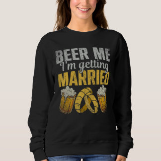 Sweatshirt Homme Bière Moi Je Me Marie Marié   Enterrement Vi