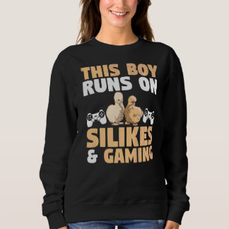 Sweatshirt Homme Ce Garçon Fait Jouer Sur Les Poulets Et Les 