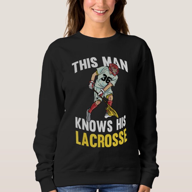 Sweatshirt Homme Cet Homme Connaît Son Équipe De Match De Cro (Devant)