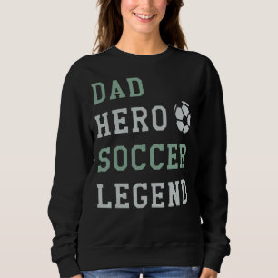 Sweatshirt Homme Football Papa Meilleur Papa Jour Fa