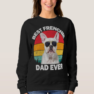 Sweatshirt Homme Frenchie Papa Blanc Français Buldog Pour Hom