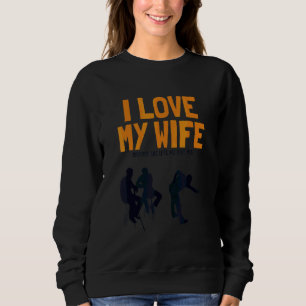 Sweatshirt Homme J'aime Ma Femme Billes De Billard Snooker Jo