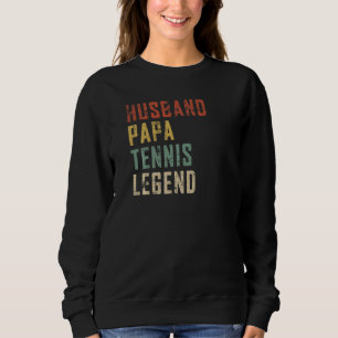 Sweatshirt Homme Mari Papa Tennis Legend Tennis Sport Faune